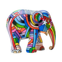 Elephant Parade Peace, Love and Music (15cm - 75cm), รูปปั้นช้างทำมือสำหรับตกแต่งและสะสม งานศิลปะที่เป็นของขวัญชิ้นเยี่ยม เป็นสินค้าลิมิเต็ด อิดิชั่น