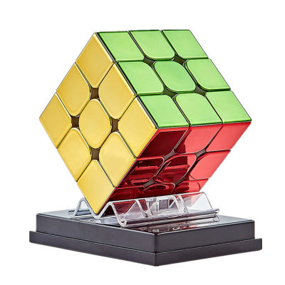 CYCLONE Boy electroplating Process Magnetic 3x3 MAGIC Cube Professional speedcube Cubo magico Puzzle ของเล่นสำหรับเด็กของขวัญเด็ก