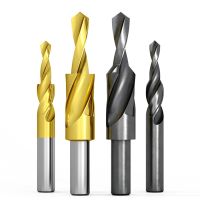 โคบอลต์ที่มีสว่านขั้นที่สองดอกสว่านสแตนเลส Countersunk Head Twist Drill Step Countersunk Hole Drill Step Drill