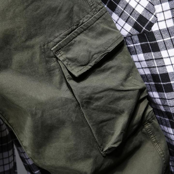 jk-กางเกงคาร์โก้ของศาลกางเกงคาร์โก้แบบลำลองสำหรับผู้ชายฤดูร้อนแฟชั่น