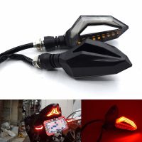 ผู้บุกเบิกไฟแฟลช LED น้ำไหลสัญญาณไฟรถจักรยานยนต์สากลเปิดสำหรับ Yamaha FZ6 FAZER FZ6R FZ8 FZ1 FAZER XJ6ผัน MT-07 FZ-07