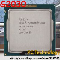 ZZOOI Original Intel Pentium Processor G2030 CPU 3.0GHz SR163 3M LGA1155 55W desktop Dual Core Free shipping