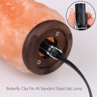 Himalayan Salt Lamp Cord with Dimmer Switch E14 Lamp Base Hanglamp Holder Light Bulbs Socket EU Plug 1.8m Power Cord Cable Black