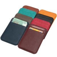 【CW】✎  Leather Men Wallet Coin Purse Small Card Holder Male Thin Purses Money ID