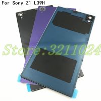 【☊HOT☊】 baoyao สำหรับ Sony Xperia Z1 L39h C6902 C6903ด้านหลังประตูกระจกที่อยู่อาศัยฝาหลังด้านหลังอะไหล่ทดแทน