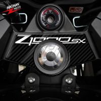 Untuk Z1000SX คาวาซากิ2011-2017 3D Bantaltangki Pelindung Penutup Kuk Tiga Pohon Serat Karbon