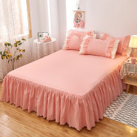 A living [Simmons] ผ้าคลุมเตียงผ้าคลุมเตียง Simmons single double bed non-slip bed cover single piece dustproof bed cover 150*200cm (5 feet) bed