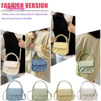 beginning  กระเป๋าถือกระเป๋าสะพายไหล่สําหรับสตรีหนัง Pu สีพื้นขนาดมินิ Crossbody QC7311404