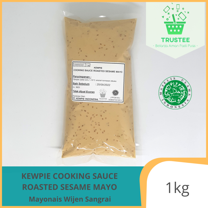 Kewpie Cooking Sauce Roasted Sesame 1kg Mayo / Saus Mayonnaise Wijen