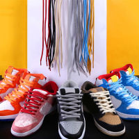 สีทึบรูปไข่รองเท้า Laces 16สีครึ่งรอบรองเท้ากีฬา Laces สำหรับกีฬารองเท้าวิ่งรองเท้า String 140160180ซม. เชือกผูกรองเท้า