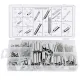 Millionhardware -200Pcs Steel Spring Electrical Hardware Drum Extension Tension Springs Pressure Suit Metal Assortment Hardware Kit