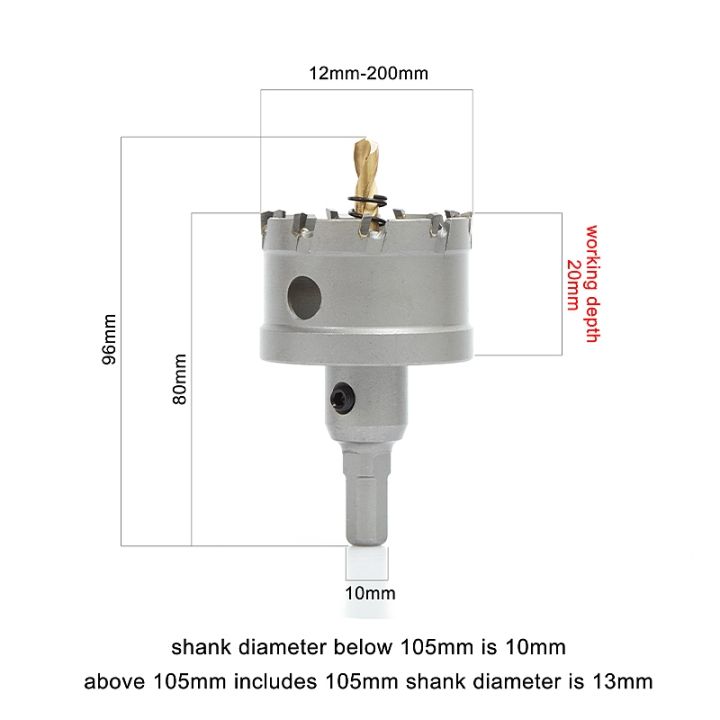 cw-12-270mm-hole-saw-tungsten-carbide-tipped-core-bit-cobalt-cutter-tools-plate-iron-metal-opener