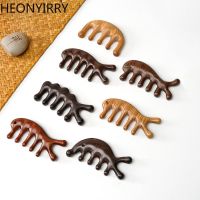 ❉✔℗ Wood Therapy Massage Comb Head Face Scalp Gua Sha Massager Natural Facial Sandalwood Wide Tooth Guasha Scraping Body Massage