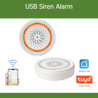 Smart USB Siren Alarm Home Security Wifi / Zigbee Tuya Smartlife