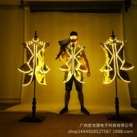 [COD] light-emitting light flashing vest bar transmission performance laser night show wine