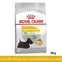 (ลด50%) [8kg] อาหารสุนัข Royal Canin Mini Dermacomfort สุนัขเล็ก มินิ ผิวแพ้ง่าย แบบเม็ด อายุ 10 เดือนขึ้นไป 8กก. (1ถุง) เฉพาะวันนี้เท่านั้น !