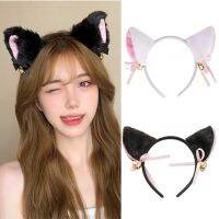 【YF】 Fashion Plush Cat Ear Headband Girls Anime Cosplay Hair Hoop For Women Party Bar Hairband Accessories Headwear Jewelry