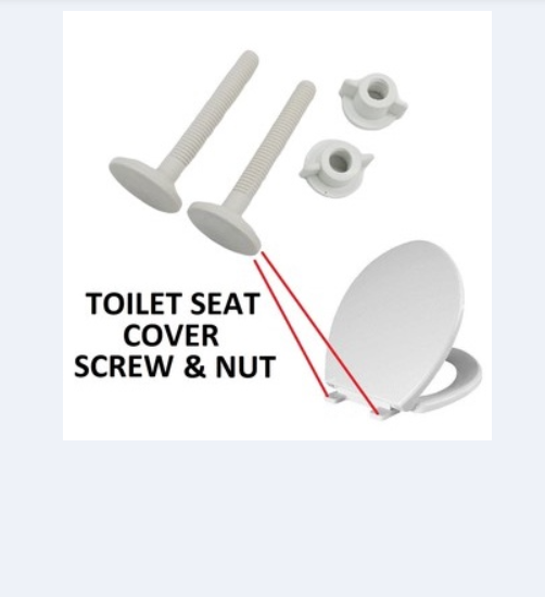 Bathroom Toilet Universal Offset Toilet Seat Cover Screw Round Shape
