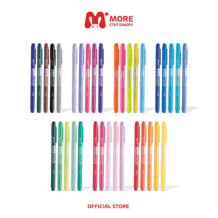 monami-โมนามิ-ปากกาสีน้ำ-2-หัว-รุ่น-live-color-set-5-สี