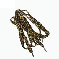 Selling 2022 1 Pair Fashion Classic Leopard Shoelaces Fashion Laces Casual Sports Shoelaces Cordones Con Estampado De Leopardo