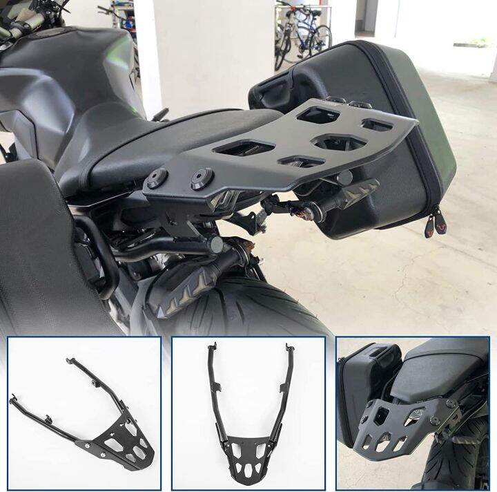 Allotmark Motorcycle Rear Luggage Rack Cargo Carrier For Yamaha MT09 MT