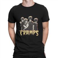 70S Underground Psychedelic Punk Band T Shirt MenS Cotton Funny T-Shirt The Cramps Short Sleeve Clothing Graphic