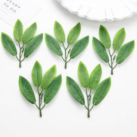 【cw】50PC Artificial Flowers Fake Plants Silk Oleander Leaf Wedding Party Wreath DIY Cake Material Christmas Home Room Decoration ！