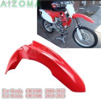 ◐✼☍ Dirt Pit Bike Front Fender Guard For Honda CRF450R 2009-2012 Motocross Enduro Mudguards Protection Cover For Honda CRF250R 10-13