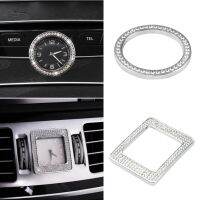 ✌ Car Styling Console Clock Watch Time Decoration Ring Cover Sticker Fit For Mercedes Benz C E S Class W205 W213 W222 W221 CLS