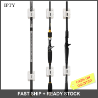 IPTY Wall MOUNTED Fishing Rod Rack Storage คลิปยึดที่ยึดแร็ค Organizer