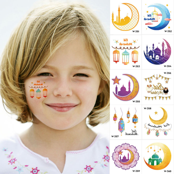 Hình xăm dán trẻ em cho lễ Ramadan: Hình xăm dán trẻ em là món quà tuyệt vời cho các em trong dịp lễ Ramadan. Những hình ảnh và những họa tiết đặc sắc sẽ giúp trẻ tạo ra được những trải nghiệm khó quên trong những ngày lễ thiêng liêng và ý nghĩa.