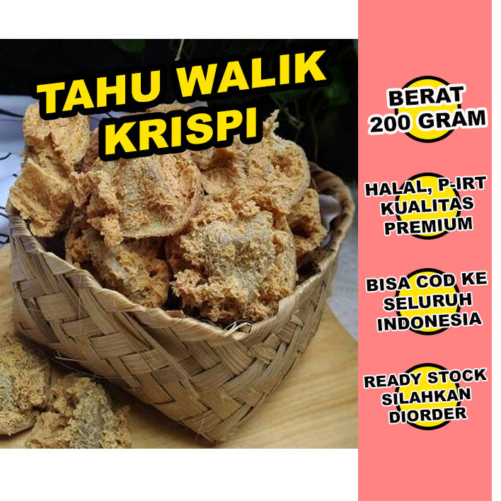 Tahu Walik Krispi Gurih Berat 200 Gram Lazada Indonesia