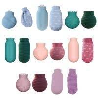 Microwave Heating Silicone Hot Water Bottle Bag with Knit CoverHot amp; Cold Therapies Back pain - Gift for ParentsXmas