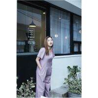 ?Cotton Linen jumpsuit? จั้มสูทผ้าคอตตอลลินิน