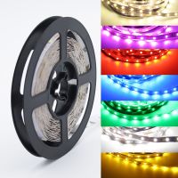 5M/Lot RGB LED Strip Light Non Waterproof 300LEDs SMD 2835 Flexible DC 12V Neon Tape White/Warm White/Blue/Green/Red String Lamp