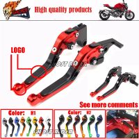 Motorcycle CNC adjustable foldable Lengthening aluminum brake clutch levers for ducati monster 696 695 796