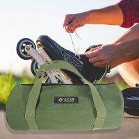 【CW】 Durable Thick Canvas Storage Organizer Instrument Electrical Tote Multifunction