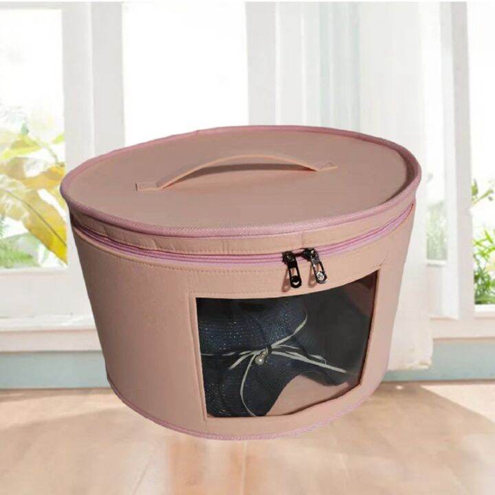 hat-box-organizer-round-travel-hat-boxes-foldable-hat-storage-bag-with-dustproof-lid-large-hat-storage-box-hat-boxes