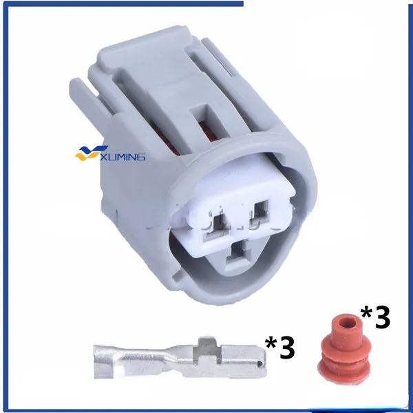 Xuming 1 Set 3 Pin Way 2.2 Mm （Female）Waterproof Automobile Connector