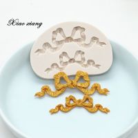 Bow Silicone Molds Baking Fondant Decorating Tools Chocolate Gumpaste Moulds Accessories Pastry