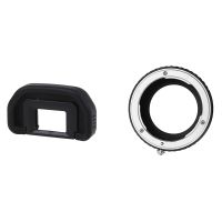 Black Rubber Wrapped Plastic Eyecup Eyepiece EB for Canon EOS 60Da 6D 5DII &amp; for Nikon Lens to Fujifilm X-Mount Camera