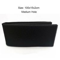 100cmx15cmx2cm Black Filtration Foam Aquarium Fish Tank Biochemical Filter Sponge Pad Skimmer Long Use Time Sponges Supply Tank Filters Accessories