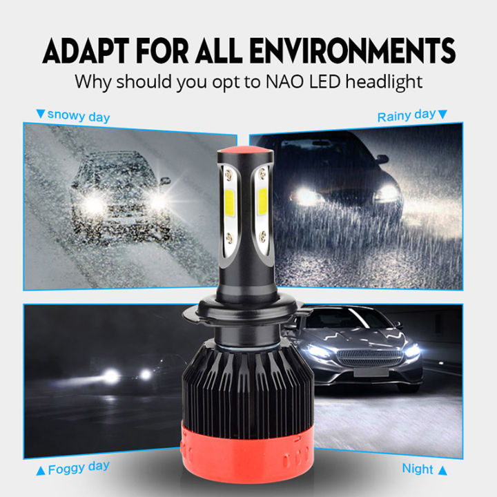 nao-h4-led-h11-fog-light-hb4-hb3-h9-3-side-car-headlight-bulb-h1-h27-880-881-12v-white-9006-h8-9004-for-lada-vesta-auto-lamp-72w