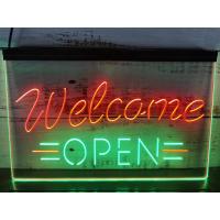 Open Welcome Shop 2 Color Display-LED Neon Sign Wall Art สำหรับบ้าน,ห้อง,ห้องนอน,สำนักงาน,ตกแต่งบ้านไร่