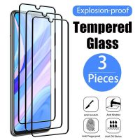 3PCS Full Cover Protective Glass for Huawei P40 30 20 Lite Y8p Y7p Screen Protector on Huawei P50 P Smart Z Y9 Y7 Y6 2019 glass