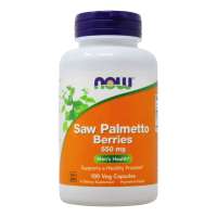 NOW Foods Saw Palmetto Berries 550 mg 100 Veg Capsules