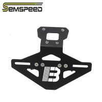 For Kawasaki Ninja 400 2022 Short License Bracket Fender Eliminator Rear License Plate Mount Holder Tidy Tail Number Bracket