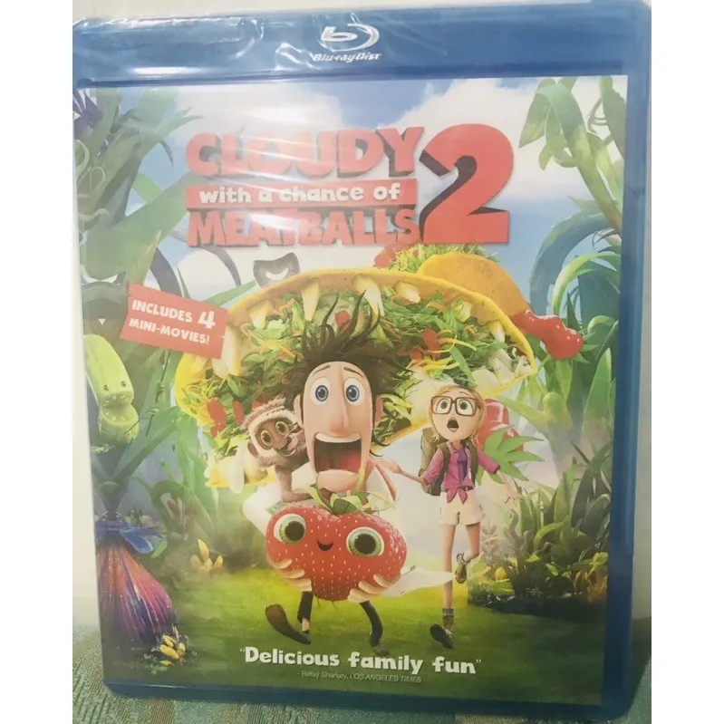 Blu ray Cloudy with a chance of Meatballs 2, original, sealed and brand new  | Lazada PH