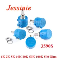 3590S Multiturn Potentiometer 500 1K 2K 5K 10K 20K 50K 100K ohm Potentiometer Adjustable Resistor 3590 102 202 502 103 501 203