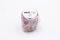 mt masking tape flower and pearl (MTKT1P11) / เทปตกแต่งวาชิ ลาย flower and pearl แบรนด์ mt masking tape ประเทศญี่ปุ่น